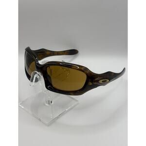 Oakley Monster Dog Sunglasses Tortoise Brown Lens Wrap USA